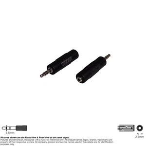Adapter Audio 2.5mm Stereo Female Jack 3.5mm 1/8" Stereo Male Plug - Picture 1 of 4