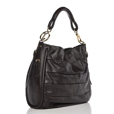 Christian Dior Hobo Libertino Cuero Negro, Nuevo Foto 1 de 4