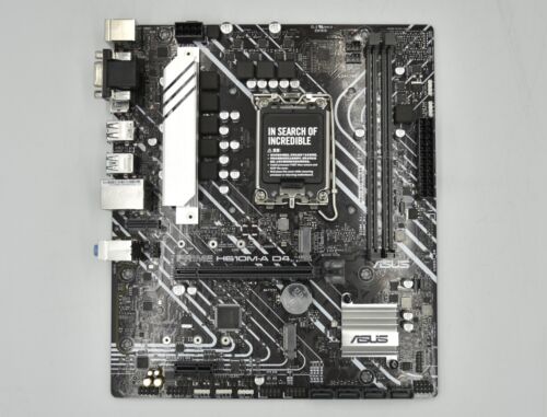 *DAMAGED/FAULTY* ASUS Prime H610M-A D4 LGA 1700 mATX Intel Motherboard