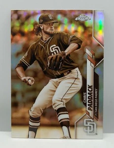 2020 Topps Chrome Chris Paddack Sepia Refractor #39 San Diego Padres - Picture 1 of 2