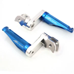 Blue 1.5 inch Extended Rider Foot Pegs SHINOBI For Ducati Monster 750 /ie All - Picture 1 of 7