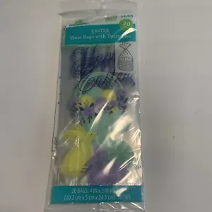 Way To Celebrate Easter treat Bags 20 Pieces New - Picture 1 of 4