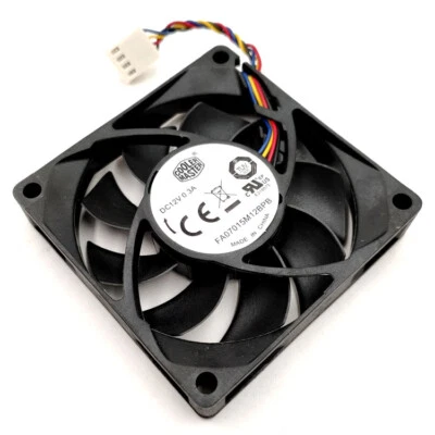 70mm 7cm Cpu PWM Mute Cooling Fan, FA07015M12BPB 7015 70X70X15mm DC 12V 0.3A - Image 1 of 4