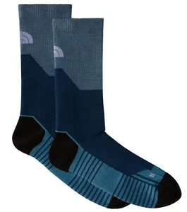 The North Face Unisex Hiking Crew Socks Medium Midnight Petrol / Algea B New - Picture 1 of 3