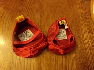 FOR doll or BEAR RED SPARKLE shoes build a bear 00 - Picture 1 of 2