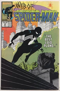 Traje negro Web of Spider-Man 26 casi nuevo 9,4 Marvel 1987 Charles Vess - Imagen 1 de 1