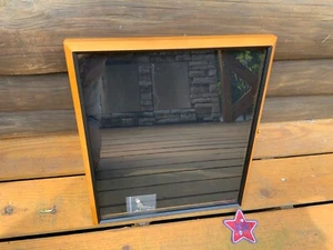 17x15 Shadow Box Frame Black 1 inches Deep Black & Brown w/ Black Velvet lining - Picture 1 of 4