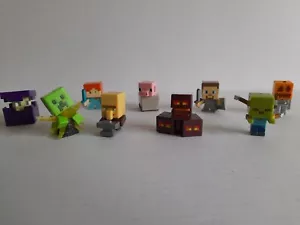9 X Minecraft Endstone Series 6 Mini Figures Magma Creeper Blacksmith Pig + More - Picture 1 of 12