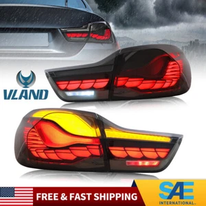 Pair LED Rear Lamps For BMW 4 Serise 2014-2020 F32 F33 F36 F82 F83 w/Sequential - Picture 1 of 11