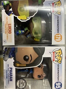 5x Funko POP! Games Overwatch Lucio Pharah 95 Doomfist D. VA Bundle Lot - Picture 1 of 20