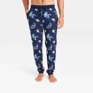 Official Disney Pixar Lilo & Stitch Banana Comfy Fleece Pajama Lounge Pants! - Picture 1 of 4