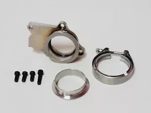 Stainless Downpipe Flange 2.5" V-band Kit fits Holset HX25 HX27 HX25W HE221W - Bild 1 von 4