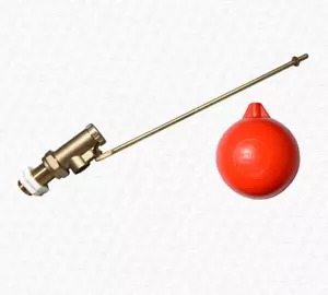 NEW Brass 3/4" Ball Float Valve / Ball Cock for Water Tank with 4.5" Float - Picture 1 of 6