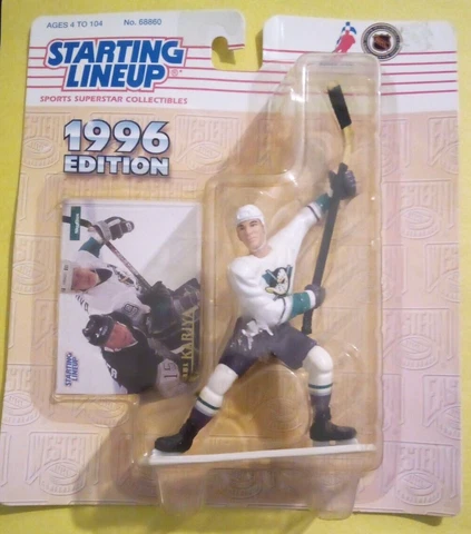 Starting Lineup Sports Superstar Collectibles NHLPA 1996 Edition Paul Kariya Cover