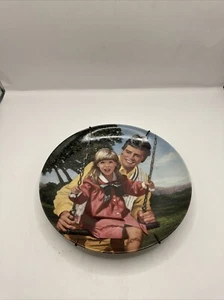 Plato coleccionable Betsey Bradley serie amor padre "Swing Time" con percha - Imagen 1 de 2