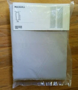 Brand New, IKEA MAJGULL Room Darkening Curtain, 1 pair, Light Gray, 57x98" - Picture 1 of 6