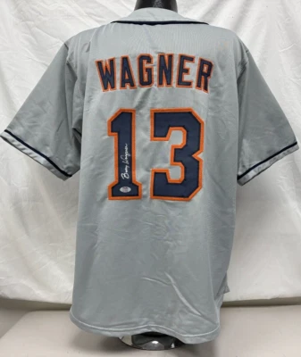 Billy Wagner Signed Houston Astros Style Custom Jersey (L) HOF 2025 PSA 052 - Image 1 of 4