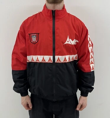 VINTAGE AVEC FC SUNDERLAND 1996 1997 1998 TRAINING TRACK JACKET SOCCER FOOTBALL - Image 1 of 4