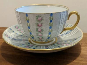 Taza de té y platillo vintage Adderley Best Bone China hecho en Inglaterra ¡¡¡HERMOSO!!!! - Imagen 1 de 12
