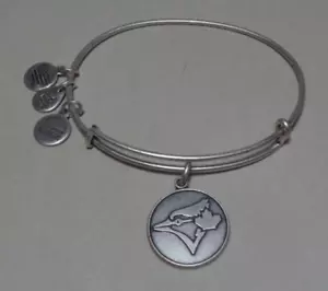 Alex and Ani / MLB TORONTO BLUE JAYS / Silver Finish / New Charm Bangle Bracelet - Picture 1 of 16