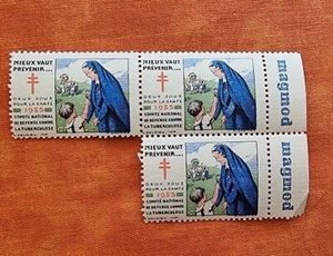 Comité national de défense contre la tuberculose 1935. MIEUX VAUT PREVENIR 2 sou - Imagen 1 de 1