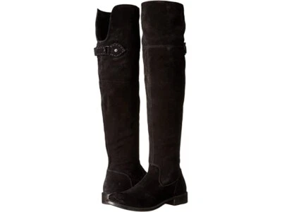 Bota Feminina FRYE Shirley Otk Camurça Slouch, Preta, Tamanho 8.5 - Imagem 1 de 4