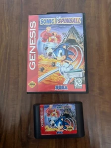 Sonic Spinball (Sega Genesis, 1993) No Manual - Picture 1 of 2