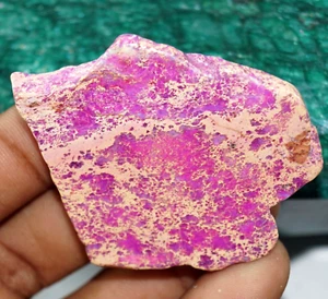 124.55 Ct GIE Certified Arizona A++ Natural Purple Turquoise Slab Loose Gemstone - Picture 1 of 7