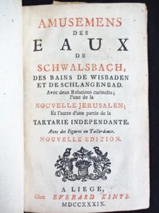 AMUSEMENS des EAUX de SCHWALSBACH - P.-J. Soulignac - D. F. de Merveilleux -1739 - Picture 1 of 14