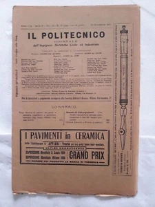 Il Politecnico Giornale dell'Ingegnere Architetto Civile Industriale n.22 - 1911 - Picture 1 of 3