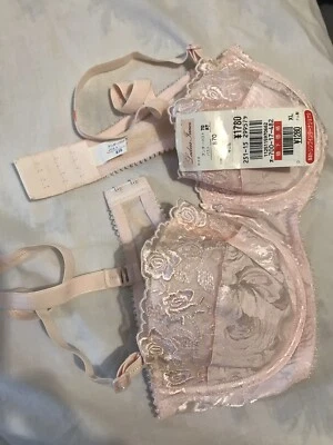 2 Artículos: Sujetadores Rosa B70/32B Hechos en Japón y Blanco B75/34B con Etiqueta Marca Triumph Foto 1 de 4