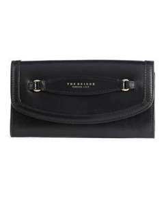 Wallet The Bridge Bettina Coinpouch Woman Leather Black - Picture 1 of 3