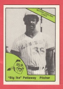 1978 TCMA Minor League "Big Ike" Pettaway -  Greenwood Braves