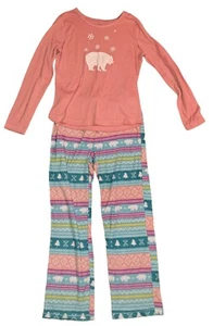 Girl's Guide Series Polar Bear Pajama Set Size Medium - Picture 1 of 5