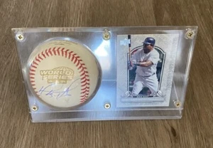 David Ortiz Boston Red Sox 2004 World Series Autographed Baseball Beckett - Picture 1 of 2