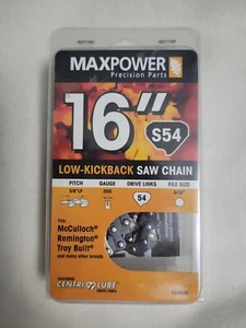 Maxpower Präzisionsteile 16" S54 niedriger Rückschlag Kettensägeblatt - Bild 1 von 6