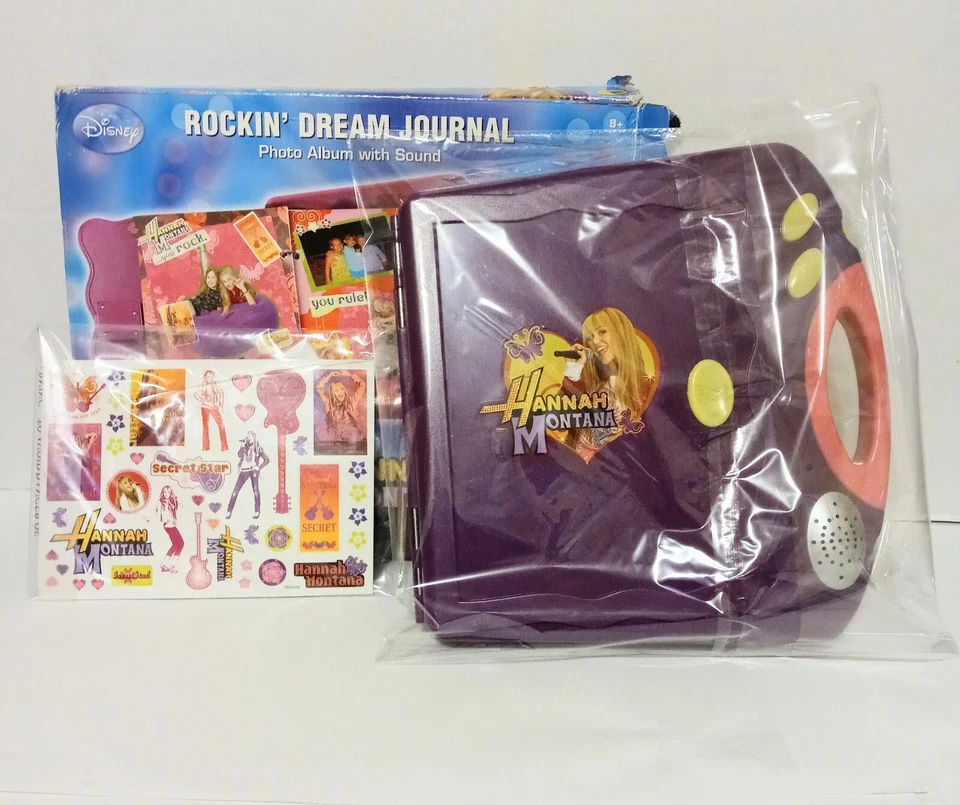 Crayola Hannah Montana Rockin' Dream Journal 2008 nuevo stock antiguo Miley Cyrus Foto 1 de 4