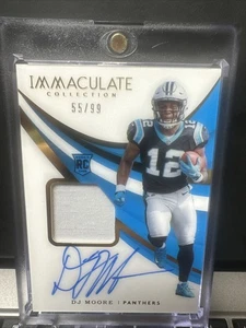 DJ MOORE 2018 IMMACULATE RPA ON CARD RC AUTO /99 SP #118 - Picture 1 of 4