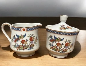 AZÚCAR Y CREMA PORCELANA JARDÍN PORCELANA FINA HECHA EN JAPÓN OTRAS PIEZAS ENUMERADAS - Imagen 1 de 5