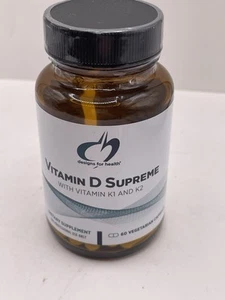 Designs for Health Vitamin D Supreme 60 Capsules New Sealed - Picture 1 of 3