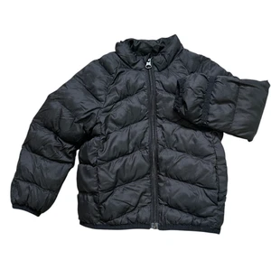 Wonder Nation Baby and Toddler Packable Puffer Jacket Size 18M Lightweight Black - Picture 1 of 4