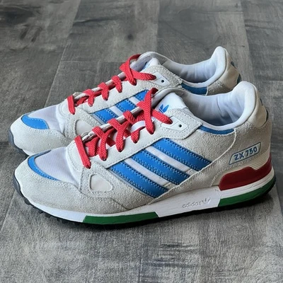Adidas Mens Zx 750 Gray Casual Shoes Sneakers Size 4.5 - Image 1 of 4
