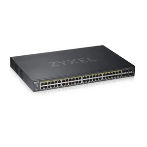 Zyxel Nebula Gigabit Ethernet Smart-Managed PoE+ Switch mit 48 Ports   einem Bud - Picture 1 of 6