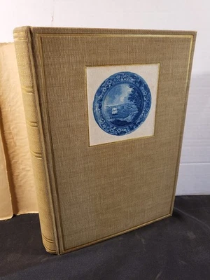 Pictures of Early New York on Dark Blue Staffordshire Pottery - Image 1 of 4