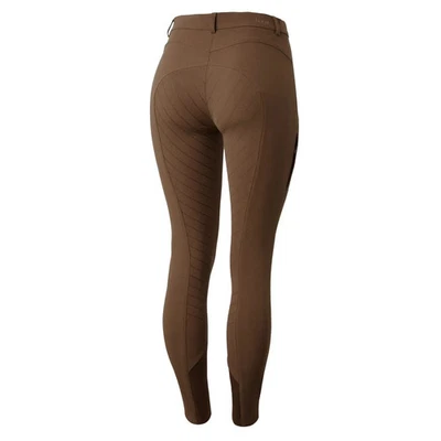 HORZE Anna Women's Silicone Full Seat Breeches Phone Pocket Dark Brown sz 28 - Image 1 of 2