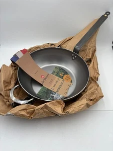 de Buyer MINERAL B Padella profonda per friggere country in acciaio al carbonio - diametro 12,5”, 8,9” - Foto 1 di 13