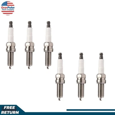 6 PIEZAS Bujía Iridium IX Reemplazo 93175 LKR7DIX11S para Hyundai Genesis Santa Fe Foto 1 de 4