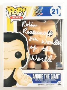 Robin Roussimoff Signed WWE #21 Andre The Giant Funko Pop! Vinyl Figure Inscribe - Picture 1 of 4