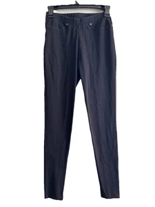 Lildy Jeggings Donna Nero Denim Taglia S-M Pantalone Elasticizzato Misto Cotone - Foto 1 di 3