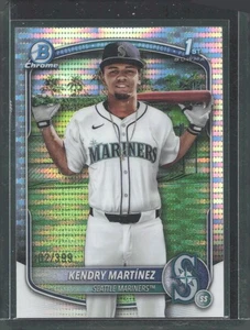 2025 1st Bowman Chrome Kendry Martinez Wave Refractor /100 Seattle Mariners - Bild 1 von 1